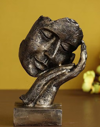 Golden Serenity – Luxury Resin Sleeping Man Statue | Elegant Artistic Figurine for Premium Home Décor