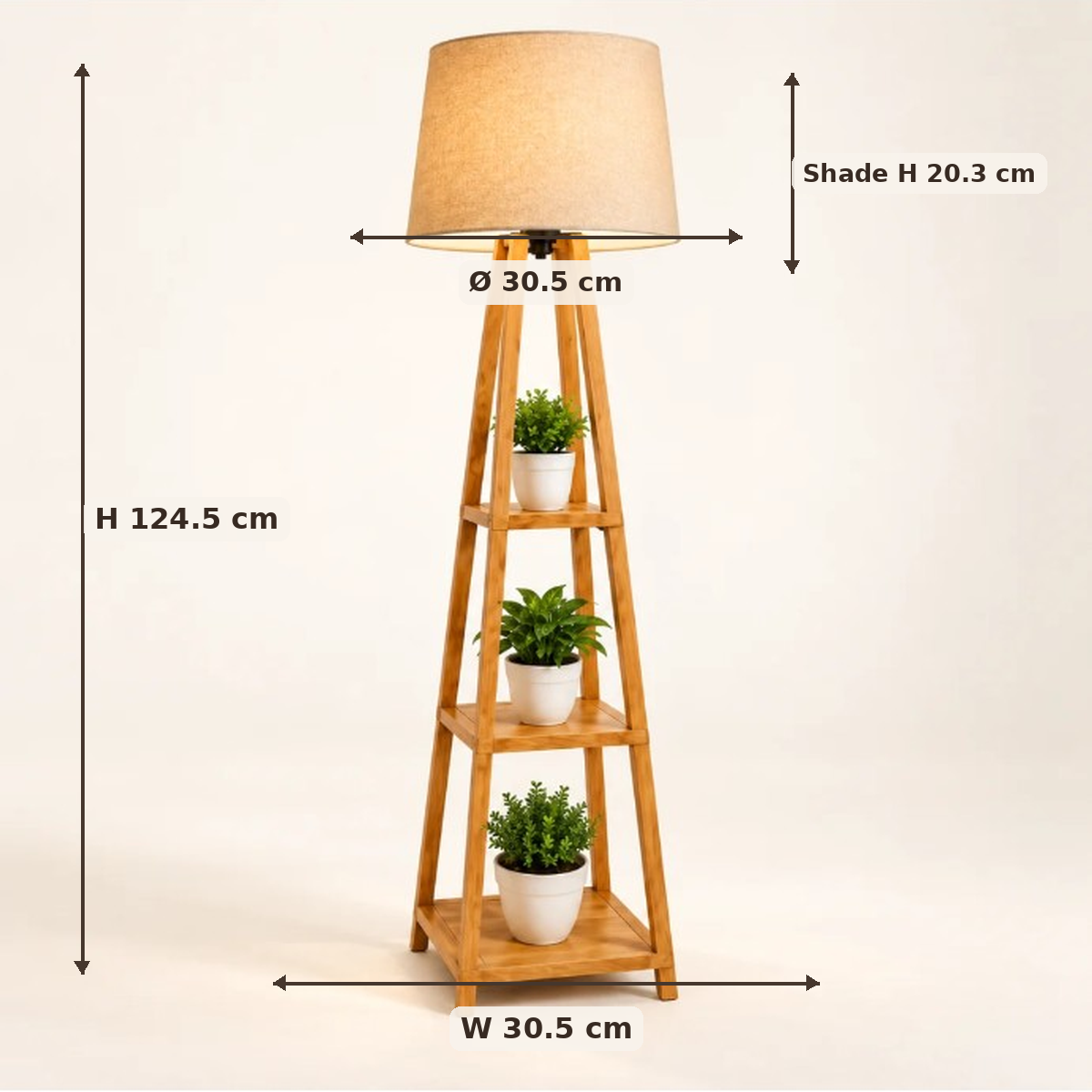 Arden floor lamp size guide
