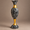 VIRAAM Noir Aureus floor vase premium detail view